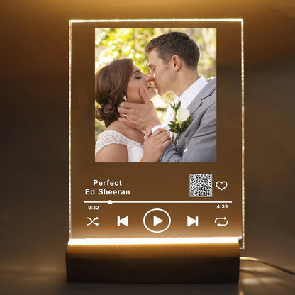 Lámpara Personalizada Spotify con Foto | El Detallazo