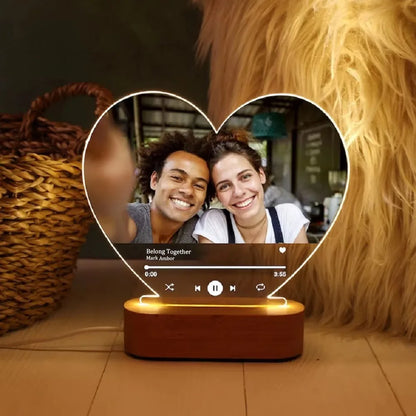 Lámpara Personalizada Spotify con Foto | El Detallazo